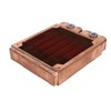 Water Cooling Radiator Red Copper 7mm Round Pipe G1/4 Thread