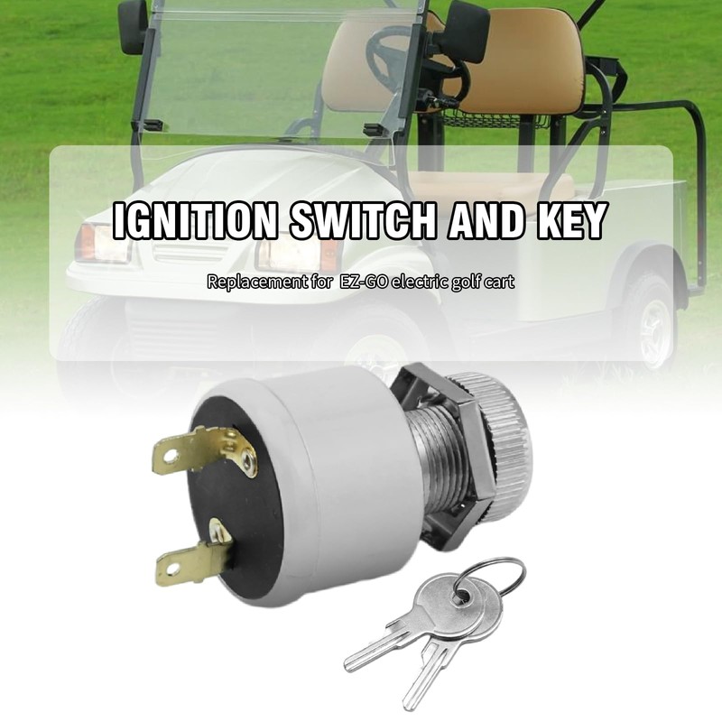EATAKWARD 17421G1 Ignition Switch with Key, Golf Cart Starter Ignition