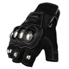 Oubaiya Steel Outdoor Knuckle Motorcycle Motorbike Powersports Safety Gloves (Medium,