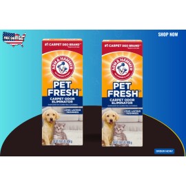 ARM & HAMMER Pet Fresh Odor Eliminator Powder Carpet Deodorizer 2-Pack (30 oz)