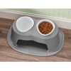 WeatherTech Double High Pet Feeding System w/Plastic Dog/Cat Bowls -