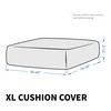 MAXIJIN Velvet Stretch Seat Cushion Covers Couch Cushion Cover for