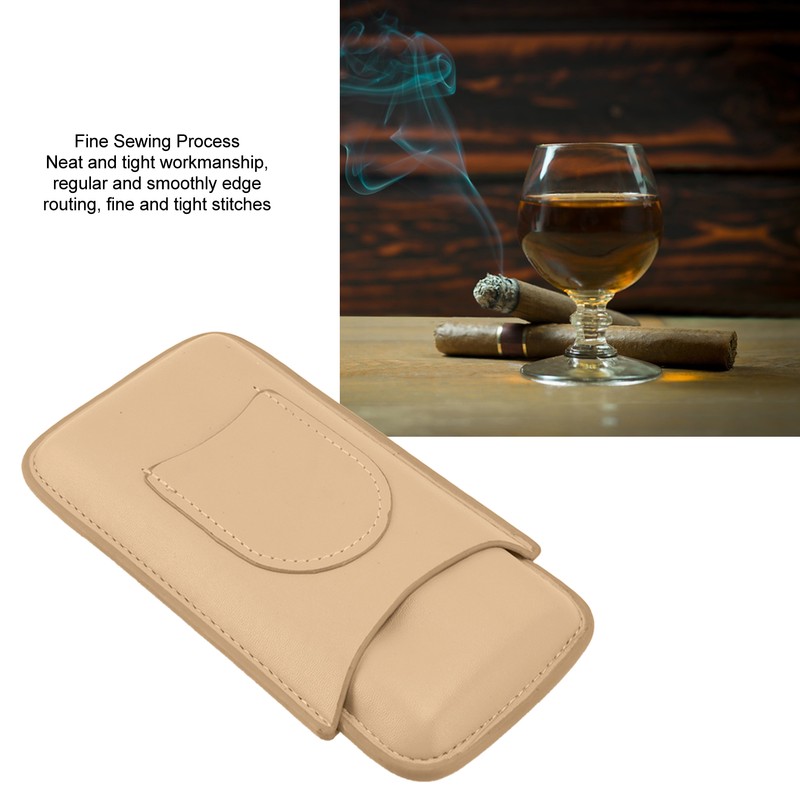 Cigar Case High End Leather Fashion Portable Travel Cigar Holder