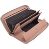 High Five Women's Wallet, Large Capacity, Long Wallet,Accordion, Genuine Leather,