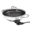 Electric Skillet By CucinaPro- 18/10 Stainless Steel, Frying Pan w