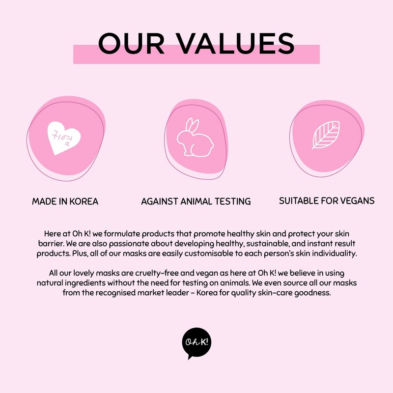 Oh K! Sheet Mask - Avocado - Moisturizing Face Mask
