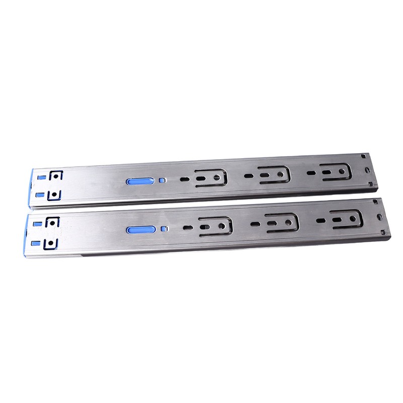 2PCS 14 Inch Push to Open Drawer Slides Stainless Steel