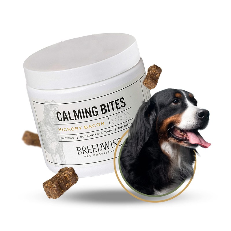 Breedwise Pet Provisions Dog Calming Treats, All Natural Holistic Dog