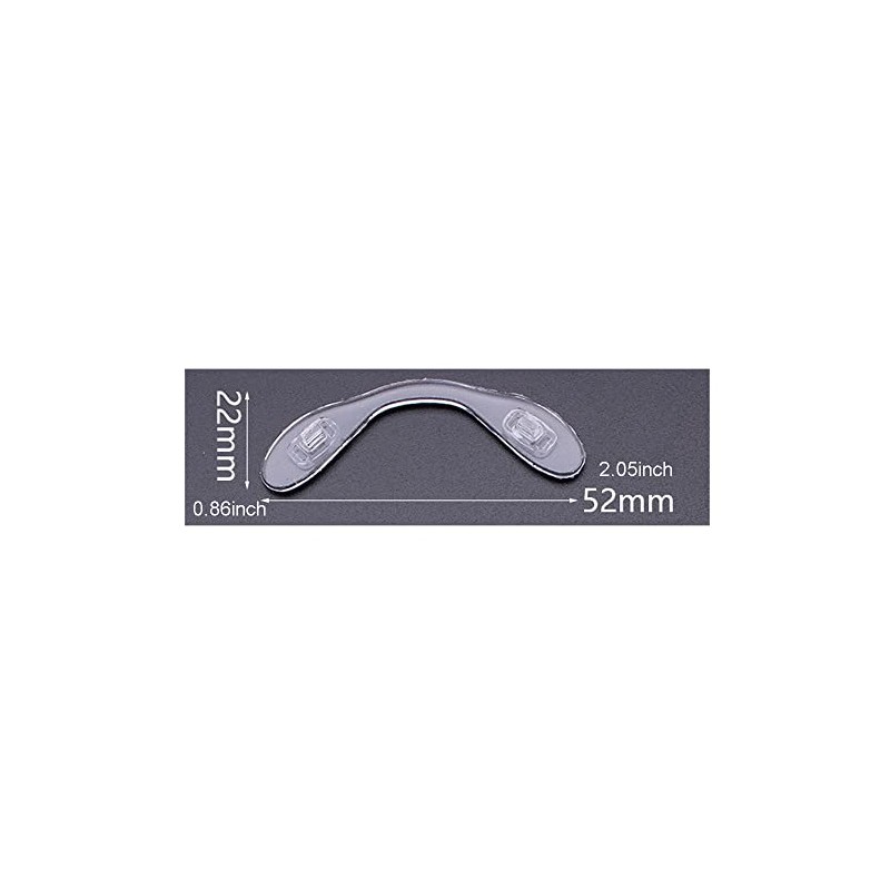 Eyeglasses Nose Bridge Pushin Pieces Push in Soft Silicone Slide