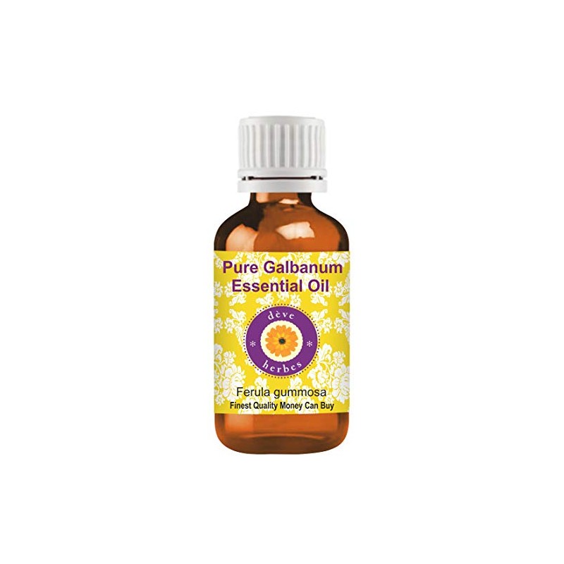 Deve Herbes Pure Galbanum Essential Oil (Ferula gummosa) 100% Natural