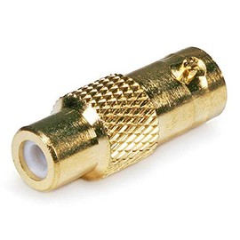 Monoprice 104126 BNC Female to RCA Female Adaptor, Gold Plated