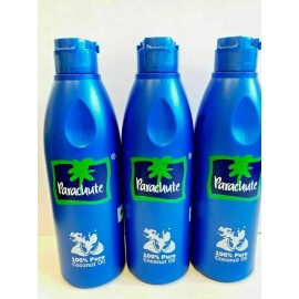 Parachute Pure Coconut Oil -100ml X 3 Bottles 300 ml-Travel Pack - US Seller - 100 ml X 3 Units