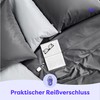 Wolkenfeld Satin Cushion Cover 80 x 80 cm Cotton Incredibly