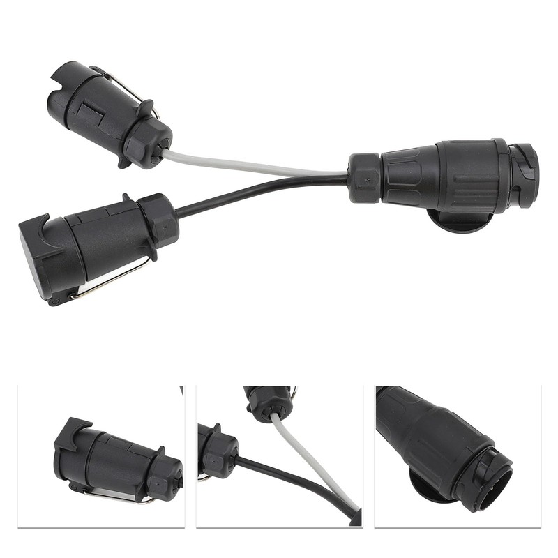 13 Pin Double Plug with 7 Pin Plug Tow Bar