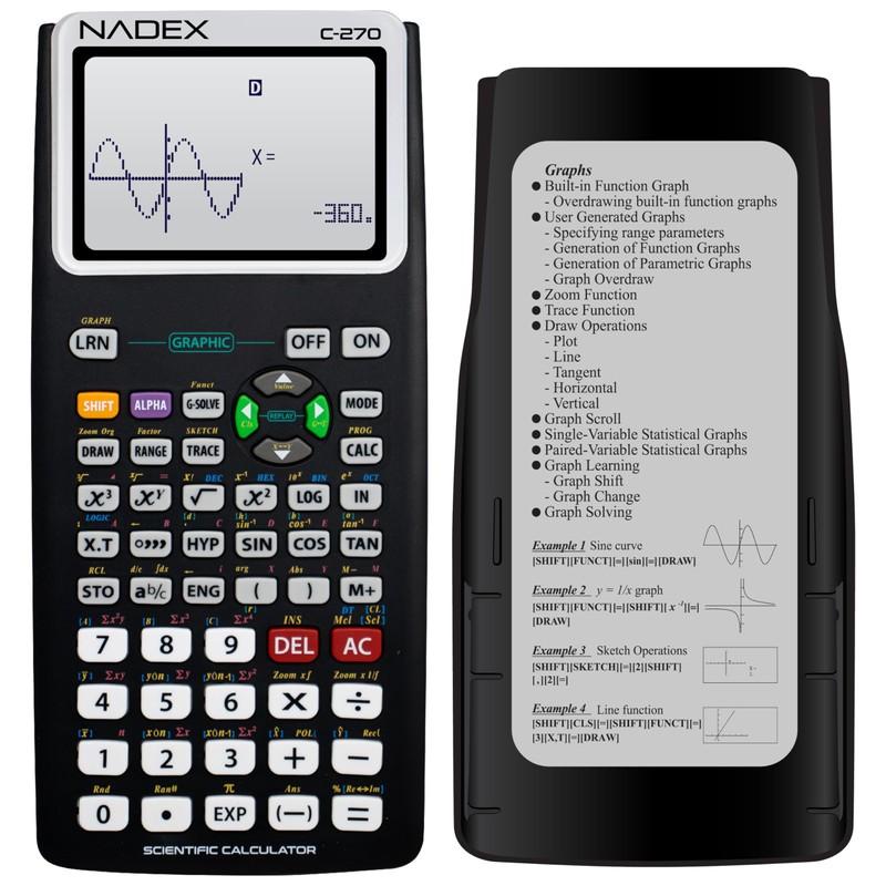 Scientific Calculator with Graph Functions for College and High School