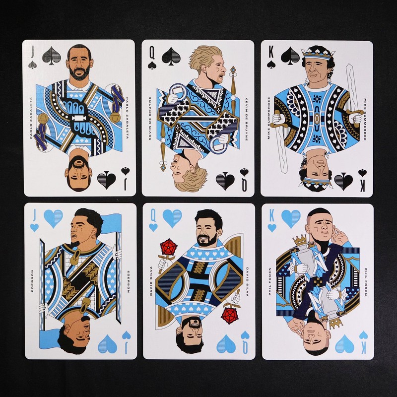 Boot & Ball Man City Playing Cards