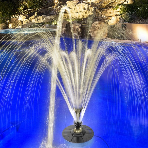 Yzert Small Pond Fountain with 32.8ft Power Cord Adapter, Electric