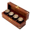 NKlaus Maritime 11709 Set of 4 Shot Cups Made of