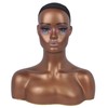 JINGFA Realistic Female Mannequin Head with Shoulders Manikin Head Bust