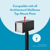 Architectural Mailboxes MailMax™ Heavy Duty, Modern Steel Metal Post Mounted
