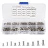 240pcs M2 M2.5 M3 Stainless Steel Hex Socket Screws with