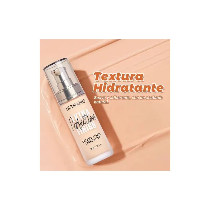 Base De Maquillaje Hidratante + Esponja Ultramo Full Cover