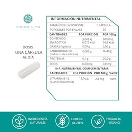Pack Vitamina B12 30 Caps + Vitamina D3 + K2 40 Caps – Cápsulas Veganas 500 mg