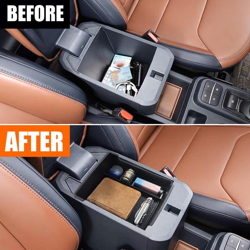 GafeSkui Center Console Storage Organizer Tray and Front Door Armrest