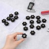 Piriuuo 20 Pcs 1/4-20 Knob 6 Star Knobs T Track