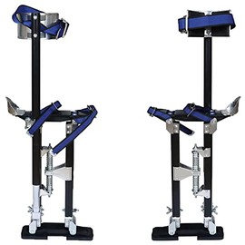 raseparter 15-23Inch Adjustable Drywall Stilts Work Stilts Aluminum Black