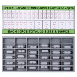 AR6070.8x1.45mm Watch Crown ORing Watch Waterproof Seals Repair Accessory Black