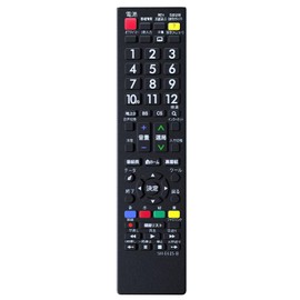 POTRRCIUSUER SHARP TV Remote Control for Aquos [Set] Sharp Compatible with Models Universal Aquos Replacement Remote Control, Lightweight Remote Control, Bold Button