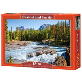 Castorland 1500 Piece Jigsaw Puzzles, Athabasca River, Jasper National Park, Canada, Mountains and River, Adult Puzzles, C-150762-2