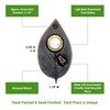 Waterwood Solid Brass Ladybug on Leaf Doorbell in Oil Rubbed