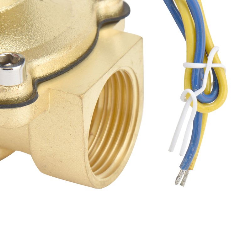 Normally Closed Solenoid Valve Brass Direct Acting Diaphragm Controlling Device