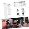 OHPHCALL Adjustable Smartwatch Band Replacement Transparent Watch Strap Buckle Comfortable