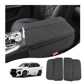 Ruiya X5/X6/X7 Armrest Cover,for X5/X6/X7 Accessories Center Console Cover Comfy Thicken Armrest Lid Cover Compatible with (2019~2025) X5 G05/(2020~2025) X6 G06/(2019~2025) X7 G07