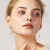 TTPSRY Ohrringe für Frauen Mode 14k Perlen Ohrringe 925 Sterling