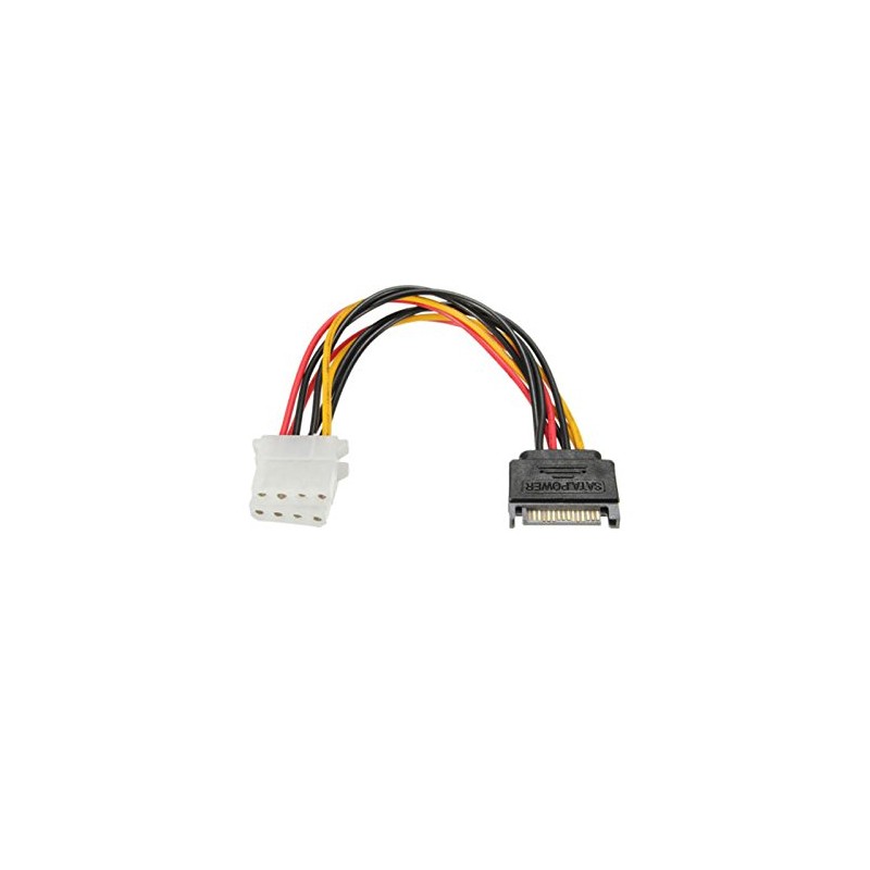axGear SATA Power 15 pin to Dual 4-pin Molex Conncetor