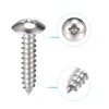 sourcing map Phillips Head Self Tapping Screws, #8 x 3/4"