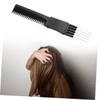 Ipetboom Black Carbon Fiber Anti-static Haircut Comb for Thick Curly