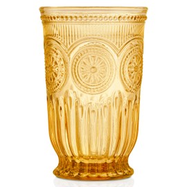 Amber Tall Drinking Glass for Replacement/Spare Parts of Yungala Amber Glassware | This Listing is for 1 Glass ONLY
