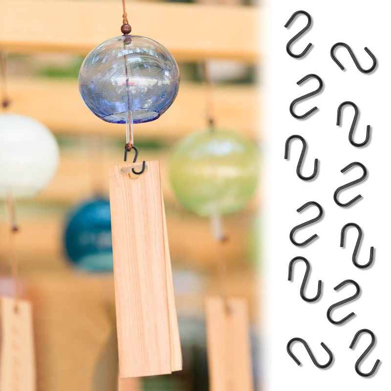 100 Pack Mini S Hooks for Hanging Small S Hook