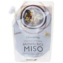 Clearspring Organic Brown Rice Miso Pouch 300 g (Pack of 2
