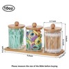 WACAR Cotton Pad Dispenser Set, Acrylic Cotton Pads Storage Cotton