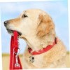 Kisangel 5sets Collar for Dog Bell Metal Dog Collar Accessory