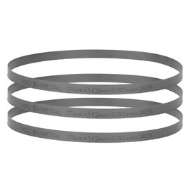 Mayouko 27 Inch Bandsaw Blades 24 TPI for Milwauk* and D*Walt Portable Band Saw Blade,27" x 1/2" x.020, 3-Pack