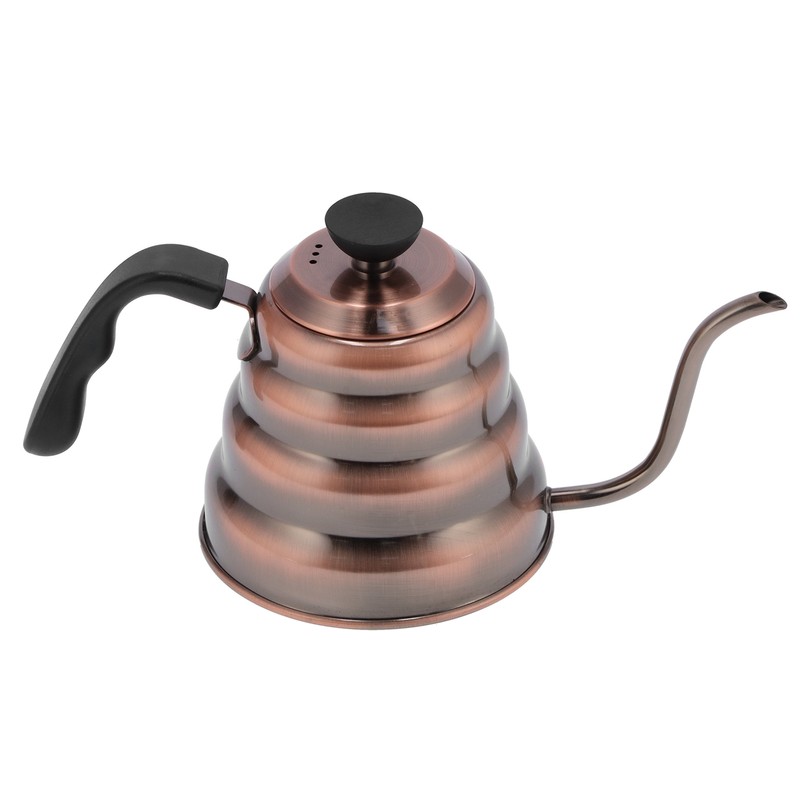 Coffee Pot 304 Stainless Steel Seamless Welding Technology Antirust Gooseneck