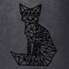 GRAVURZEILE 3D Wooden Origami Decoration Fox Design Modern Wall Decoration
