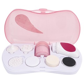 Facial Cleansing Brush Remove Pores Residual Face Skin Massage Instrument with 6 Heads